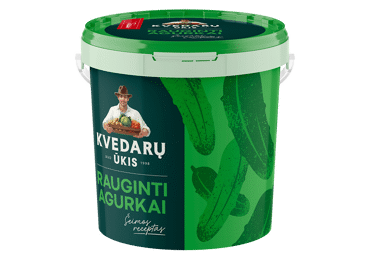Rauginti agurkai kibirėlyje, 600 g