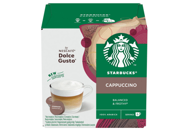 Kavos kapsulės NESCAFE STARBUCKS CAPPUCCINO, 120 g
