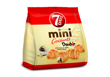 Raguoliai 7DAYS MINI su kakavos ir vanilės skonio įdaru, 185 g