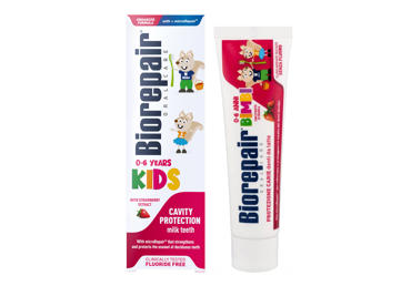 Children's toothpaste STRAWBERRY FLAVOR BIOREPAIR, 50 ml, 0-6 m.