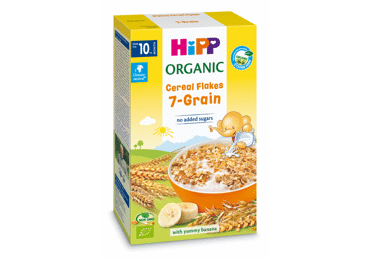 Ekologiški 7 grūdų dribsniai HIPP (nuo 10 mėn.), 200 g