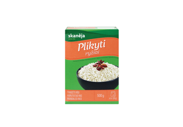 Plikyti ryžiai SKANĖJA (4 x 125 g), 500 g