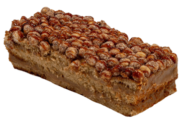 Karamelinis plokštainis su lazdynų riešutais, 1 kg