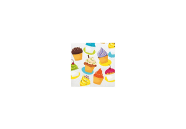 Servetėlės CUPCAKE, 33 x 33 cm, 20 vnt., 1 vnt.