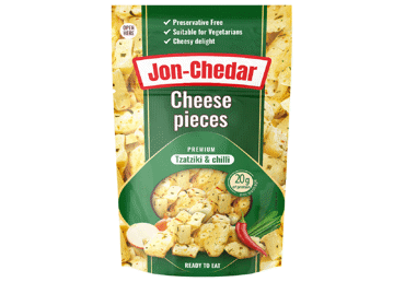 Fried cheese pieces TZATZIKI, CHILLI JON-CHEDAR, 42% fat, 80 g