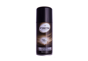 Vyriškas purškiamasis dezodorantas INSETTE DARK, 150 ml