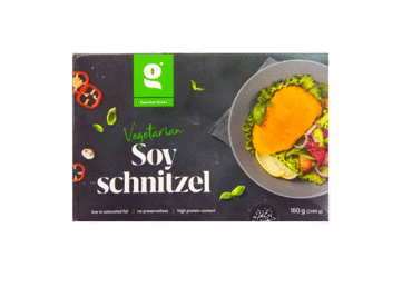 Fried vegetarian soy schnitzels GOURMET GREEN, 160 g