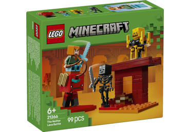LEGO® Minecraft® Lavos mūšis Nether dimensijoje Žaislas 21266