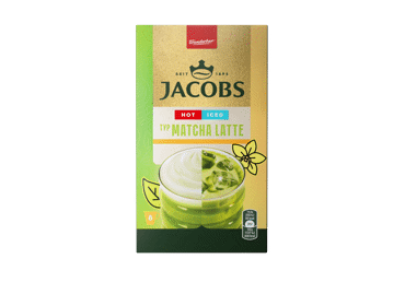 Tirpus mačia gėrimas su skoniu JACOBS VANILLA MATCHA LATTE (8 x 14.5g), 116g