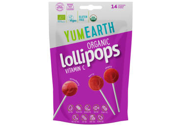 Organic lollipops YUMEARTH, berry flavor, 87 g