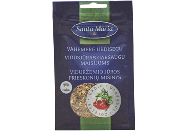 Viduržemio jūros prieskoninių žolelių mišinys SANTA MARIA, 12 g
