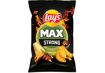 Potato Chips LAY'S MAXX STRONG, cheese and spicy pepper flavor, 120 g