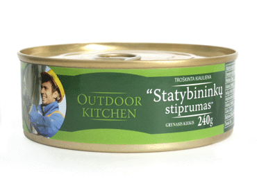 Troškinta kiauliena STATYBININKŲ STIPRUMAS, 240 g