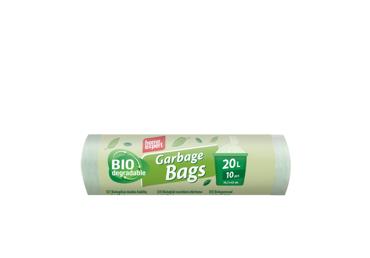 Bio.skaidūs šiukšlių maišai,20L,10vnt.