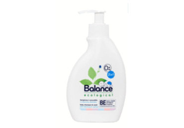 Kūdikių šampūnas-prausiklis BALANCE 2in1, 240 ml