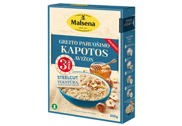 Greitai paruošiamos kapotos avižos MALSENA, 500 g
