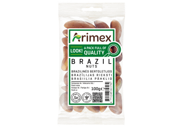 Bertoletijų riešutai ARIMEX, 100 g