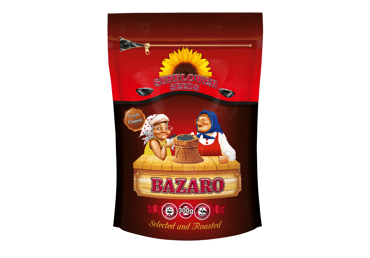 Black roasted sunflower seeds BAZARO, 300 g