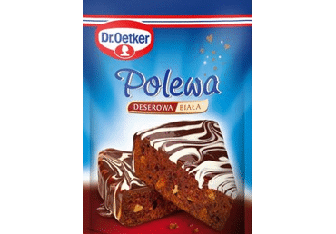 Juodojo ir baltojo šokolado glajus DR. OETKER, 100 g
