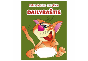 Knyga DAILYRAŠTIS. KATINO TEODORO MOKYKLĖLĖ, 1 vnt.