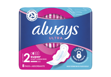 Higieniniai paketai ALWAYS Ultra Super Plus, S2, 8 vnt.