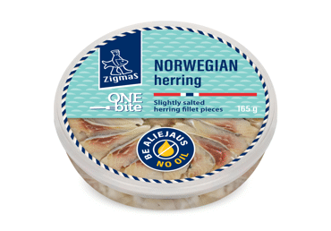Silkių filė gabaliukai be aliejaus ZIGMAS ONE BITE, 165 g