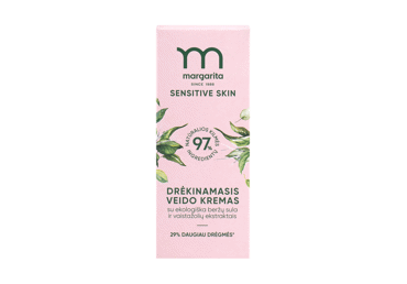 MARGARITA SENSITIVE SKIN moisturizing face cream with birch sap and herbal extracts 50 ml