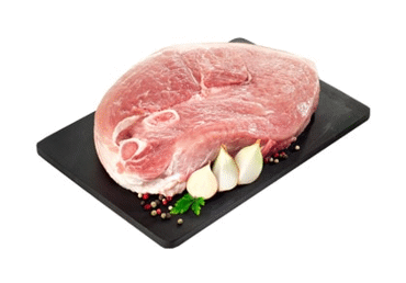 LIETUVIŠKAS kiaulienos kumpis su kaulu, atšaldytas, 1 kg