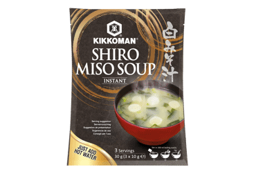 Greitai paruošiama sriuba KIKKOMAN SHIRO MISO, 3 x 10 g, 30 g