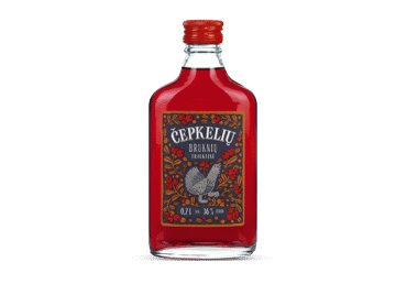 ČEPKELIŲ trauktinė, bruknių skonio, 200 ml