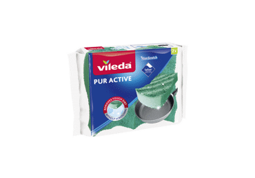 Šveičiamosios indų kempinės VILEDA PUR ACTIVE, 2 vnt.