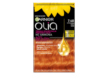 Plaukų dažai GARNIER OLIA, Nr. 7.40, 1 vnt.
