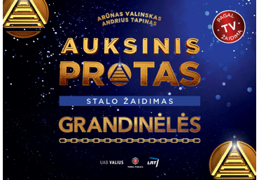 Stalo žaidimas AUKSINIS PROTAS. GRANDINĖLĖS, 1 vnt.