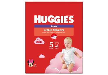 Sauskelnės-kelnaitės HUGGIES PANTS (5) mergaitėms (12-17 kg), 68 vnt.
