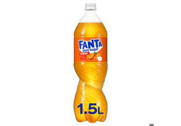 Газированный напиток FANTA ZERO, апельсиновый вкус, 1,5 л