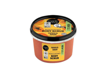 Kūno šveitiklis ORGANIC SHOP PAPAYA & SUGAR, 250 ml