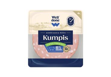 Boiled sliced molded ham WELL DONE, a. r., 200 g