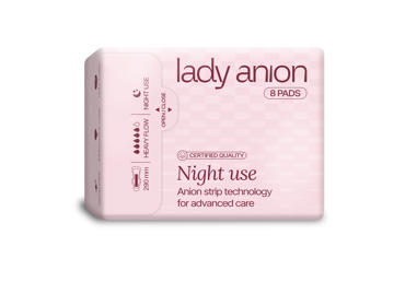 Higieniniai paketai LADY ANION, 8 vnt.