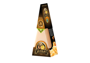Kietasis sūris DŽIUGAS DELICATE, brandintas 24 mėn., 40 % rieb. s. m., 180 g