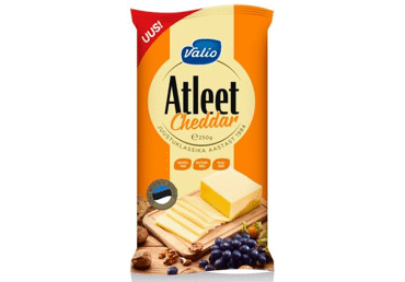 Čederis VALIO ATLEET, 27 % rieb. s. m., 250 g