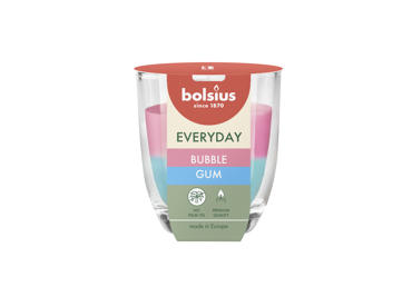 Žvakė stikliniame indelyje BOLSIUS BUBBLE GUM, 8 x 7 cm