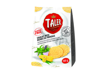 Traškučiai TALER su provanso žolelėmis be glitimo, 135 g