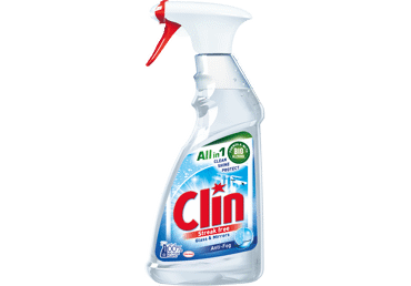 Langų valiklis CLIN ANTI-FOG, 500 ml
