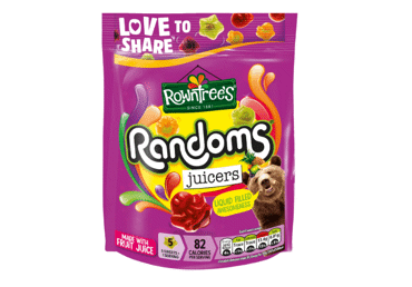 Guminukai ROWNTREES RANDOMS JUICERS, 140 g