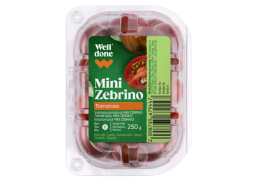Vyšniniai pomidorai ZEBRINO WELL DONE, 250 g