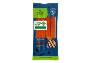 Baked BBQ chicken sausages HEAT & EAT, a.r., 400 g