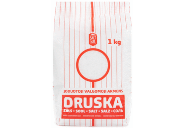 Juodotoji valgomoji akmens druska SALT HILL, 1 kg