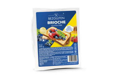 Saldi duona BEZGLUTEN BRIOCHE be glitimo, 200 g