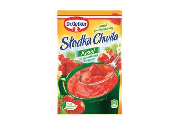 Kisielius su džiovintais vaisiais DR. OETKER, žemuogių sk., 31.5 g