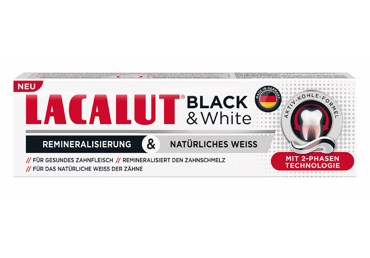 Dantų pasta LACALUT BLACK & WHITE, 75 ml